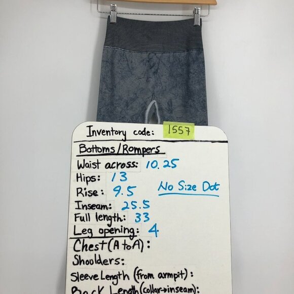 Lululemon Ebb to Train Leggings in Black, White,  Luna Wash Ombre ~XS - Picture 14 of 15